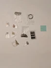 Mixed vintage costume jewelry lot earrings necklace bracelet watch ring brooch