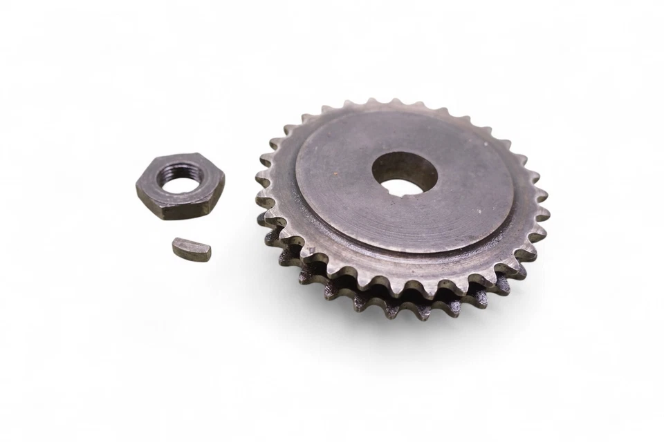 1942 Harley Solo WL WLA 45 Knucklehead Flathead G *2598A Primary Sprocket  - Imagem 3 de 4