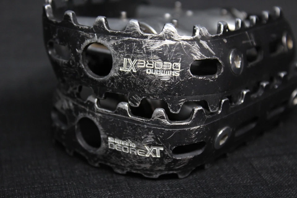 Trampa plana para osos Shimano Deore XT PD-M730 de colección VIA Japón años 90 MTB Foto 3 de 4