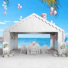 16'x20' Outdoor Party Tent Heavy Duty Wedding Event Gazebo Canopy w/8 Removable