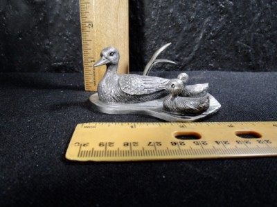 Hudson Pewter Duck Family - Mother & Ducklings Figurine | eBay