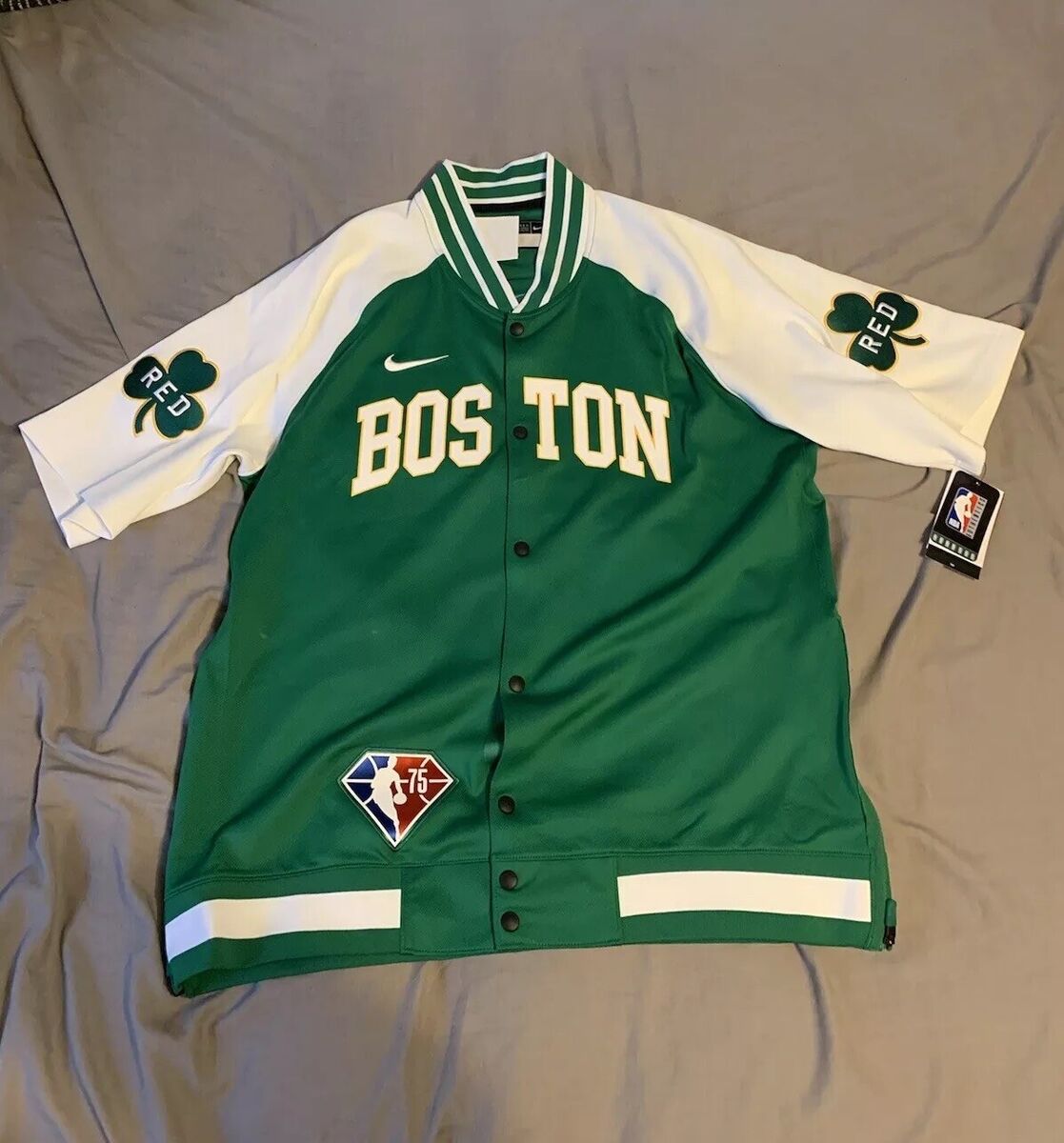 Nike Boston Celtics Team Issue Warm Up Jacket City Edtion Nike Boston Celtics Team Issue Warm Up Jacket City Edtion
