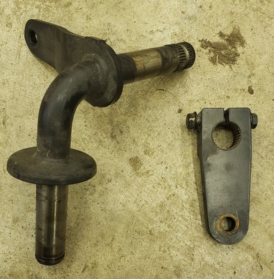 John Deere Gx345 245 260 265 285 320 325 335 345 Axle Spindle And Steering Arm Ebay