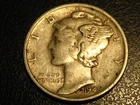 1945-S 90% Silver Mercury Head Dime #2     ^^^^^