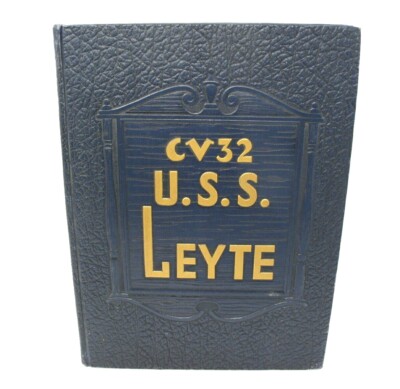 USS LEYTE CV-32 1946 SHAKEDOWN MAIDEN DEPLOYMENT CRUISE BOOK AIR GROUP MARINES