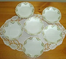 Vintage Syracuse China O.P.CO WARDELL  5 1/4" Fruit Bowls ~ Set of 6 ~