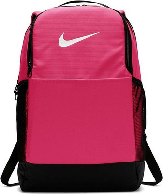 Entrenamiento de Nike Brasilia 9.0 medio Mochila Rush Rosa/Negro/Blanco  BA5954-666 E | eBay