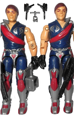 GI joe TOMAX & XAMOT 1985 v1 vintage Crimson Twins extensive