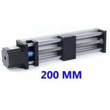 200mm Linear Guide Rail CNC Slide Stage Actuator Ball Screw Motion 23 Nema Motor