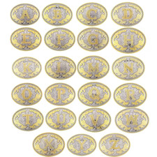 INITIAL BELT BUCKLE LETTERS COWBOY WESTERN RODEO ALPHABET Men Hebillas Vaqueras