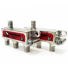 3 way COAX VIDEO RG 6 CABLE TV INTERNET SPLITTER CHARTER TIME WARNER COMCAST 2PC