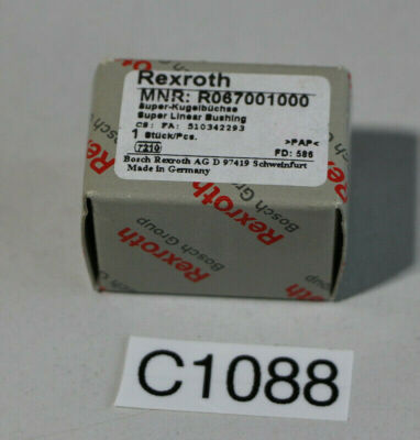 Rexroth Super Linear Bushing Bearing R067001000 in OVP (C1088-R3)