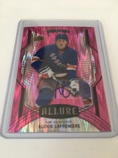 2020-21 Alexis Lafreniere UD Allure Magenta Autograph Rookie /75 Auto Rc SSP