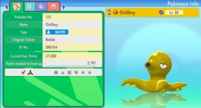 Pokemon Strahlender Diamant & Leuchtende Perle 6IV Shiny OCTILLERY MAX EVs