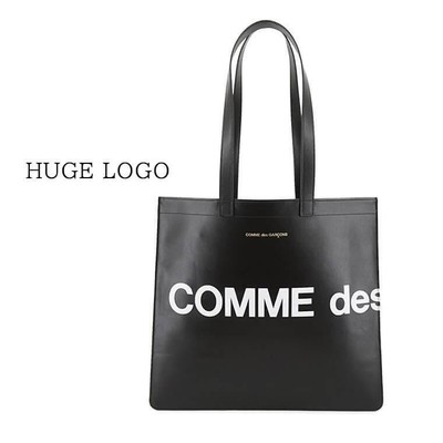 Comde Garson Comme Des Garcons Men'S Tote Bag Huge Logo Sa9001Hl Black 240928