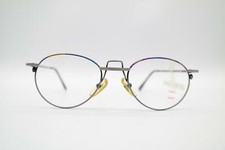 Vintage Prestige 0149 Gray Multicolor Oval Glasses Eyeglass Frame NOS