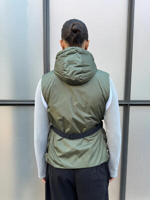 AW99' Prada Sport Khaki Nylon/Knit Hooded Vest | eBay