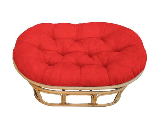 Double papasan cushion - 67 x 47", extra plush (CUSHION ONLY), lots of fabrics - Picture 5 of 22