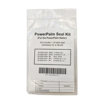 Powernail Power Palm V1 Seal Kit (contains 1-each of all seals) - 09-PALMKIT1