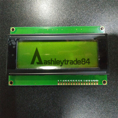 NEW LCD Liquid Crystal Module 5V 20X4 LCD 2004A Yellow Green Screen