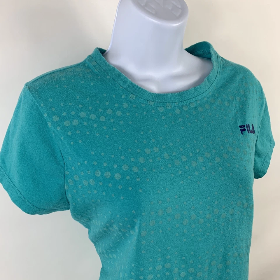 Fila Sport T Shirt Large Short Sleeve Crew Neck Athletic Tee Training Stretch - Image 3 of 4