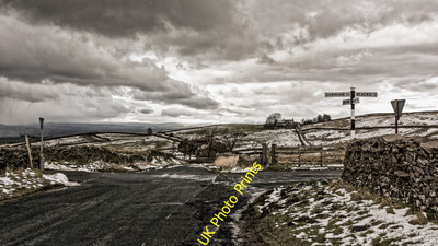 Photo 6x4 Four Lane Ends Twiston  c2016