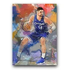 Nikola Vucevic Art Card Limited 6/50 Edward Vela Signed (Orlando Magic)