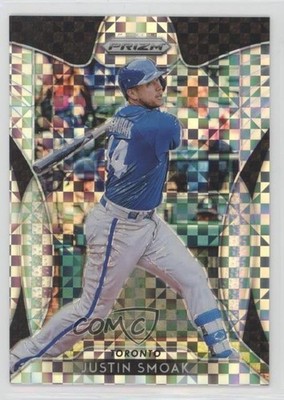 2019 Panini Prizm Plaid Power Prizm 15/75 Justin Smoak #11 0q1p