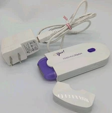 Finishing Touch Yes! Hair Remover Rechargeable Facial Trimmer Peach Fuzz Shaver 