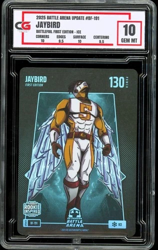 Bo Jackson Battle Arena BF-191 ICE BATTLEFOIL HOLO Jaybird Jayden Daniels CG 10