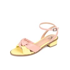 Journee Collection Women 6.5 M Rose Edythe Strappy Block Heel Sandals NIB OK7