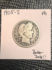 1905-S Barber Quarter---Better/Tougher date!!! #0565