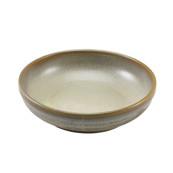 Terra Porcelain Matt Grey Coupe Bowl For Dining And Serving 23cm Pack of 6