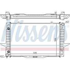 RADIATOR WATER COOLER ENGINE COOLING FOR VOLVO 1335430 NEW