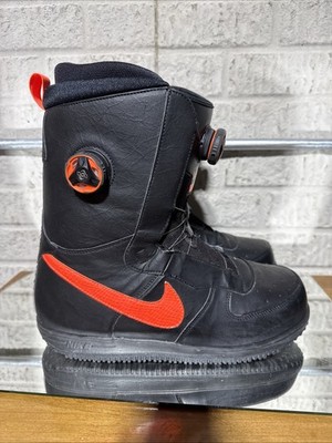 Nike Zoom Force 1 X Double BOA ZF1 Snowboard Boots Black  Size 11 586535-002