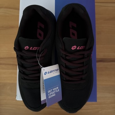 Sneaker Unisex/Lotto Connect OC/Schwarz mit Pink/ Gr 37 wie neu  in Ovp 