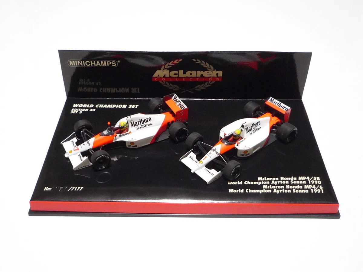 ミニチャンプス1/43 マクラーレン ホンダMP4/3 テスト A.セナ