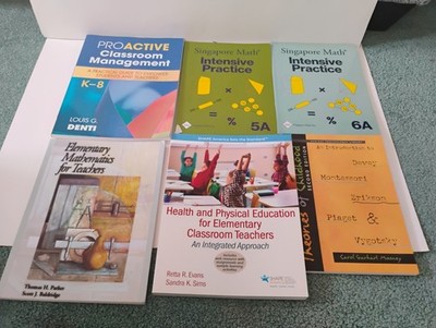 Early Childhood teaching College Course Books (lot Of 6)