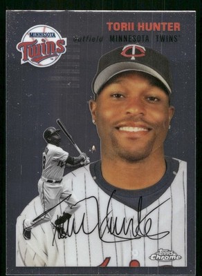 Torii Hunter - 2023 Topps Chrome Baseball - 1954 Topps Design #424