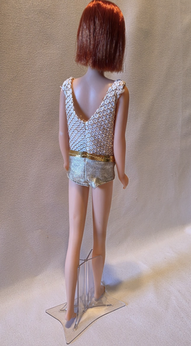 VTG 1st issue 67' Brunette Casey doll with Oxidized Copper Red hair in OSS/stand - Picture 12 of 24