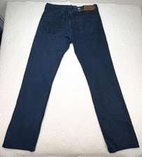 Levi's 501 Original Men's Size 36x35 Button Fly Cotton Dark Wash Jeans NWT Levi