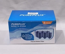 PurePlus Model RF-9999 Six Pack Faucet Water Filters Compatible with Pur RF-9999