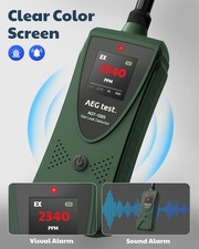 Gas Leak Detector Visual & Audible Alarm Methane Propane Butane Natural