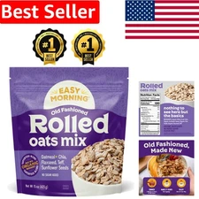 Gluten-Free Rolled Oats Mix with Seeds — Ideal for Baking & Nutrition – 15 Oz