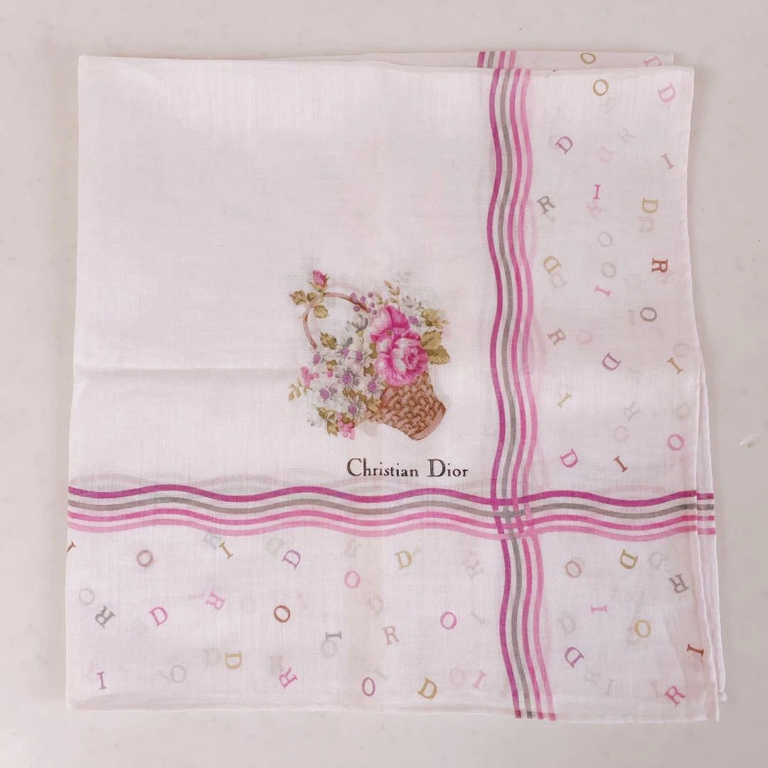 Mouchoir Christian Dior coton 45 cm 17