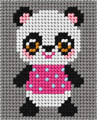 5902067312193 Zestaw do haftu Moje pierwsze wyszywanie Panda Anex-Bis PAP