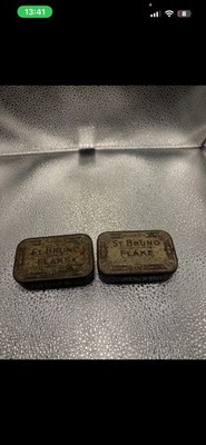 Paar Ogdens St.Bruno Flake Tabakdosen