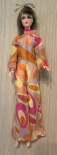 Vintage TNT Twist 'N Turn Barbie w Bendable Legs Ash Brunette Rooted Lashes 60  s