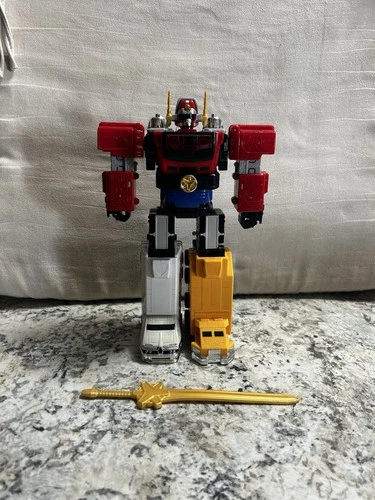 Vintage Power Rangers Deluxe Lightspeed Rescue Megazord (Missing Cannons)
