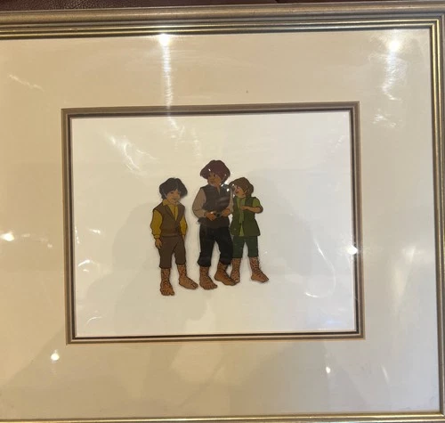 Ralph Bakshi Lord of the Rings Frodo, Pippin and Merry  Production Animation Cel